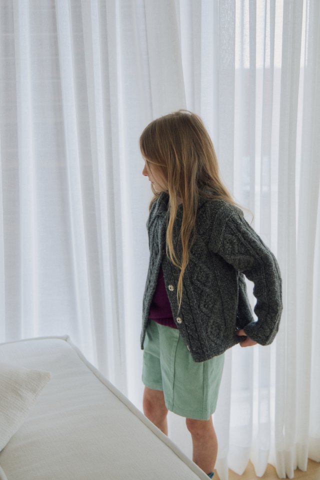 Soye - Korean Children Fashion - #Kfashion4kids - Sally Cable Cardigan - 3