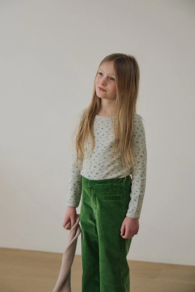 Soye - Korean Children Fashion - #childofig - Flower Comb Tee - 7