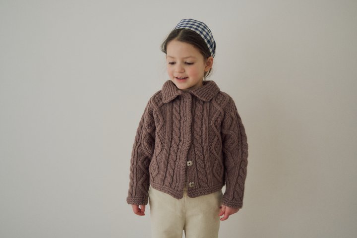 Soye - Korean Children Fashion - #childrensboutique - Sally Cable Cardigan - 12