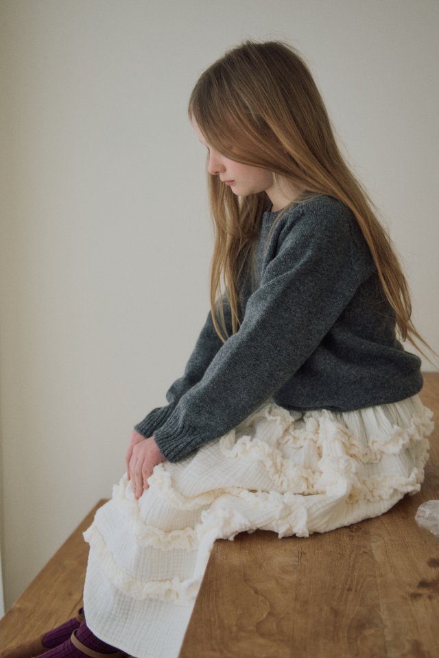 Soye - Korean Children Fashion - #childrensboutique - Wholegarment Cashmere Round Knit - 9