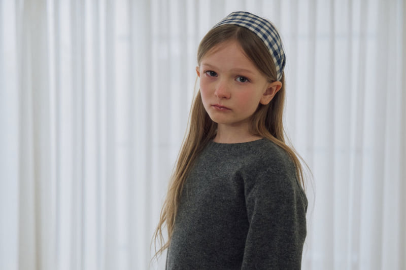Soye - Korean Children Fashion - #childrensboutique - Check Wide Headband - 7
