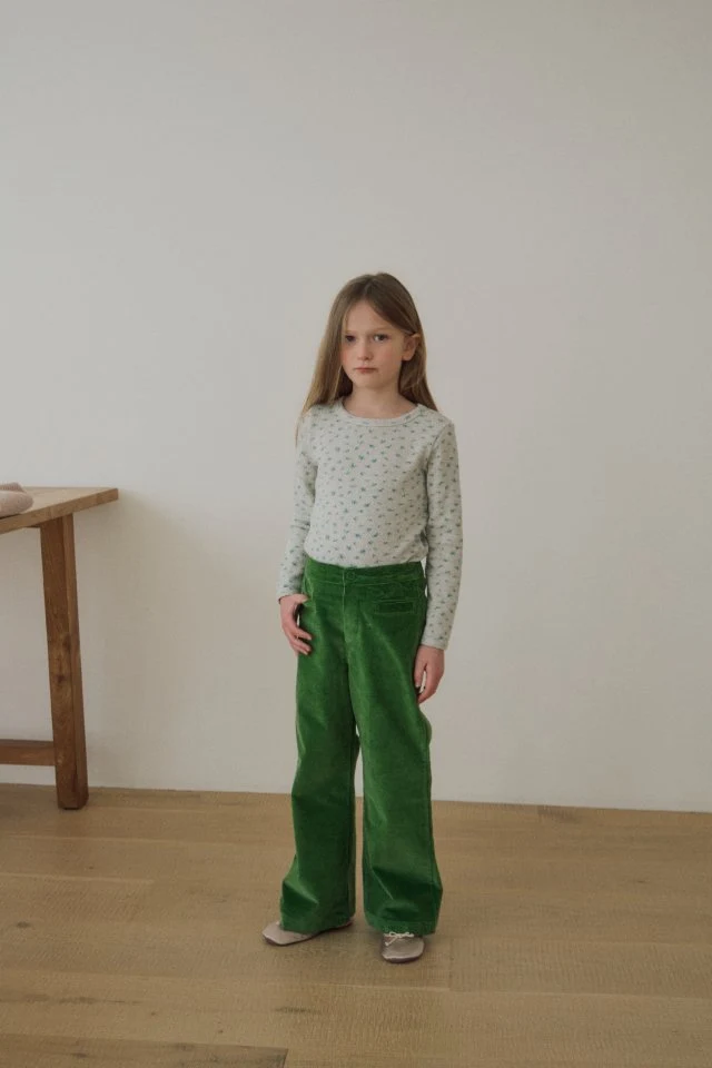 Soye - Korean Children Fashion - #designkidswear - Flower Comb Tee - 9