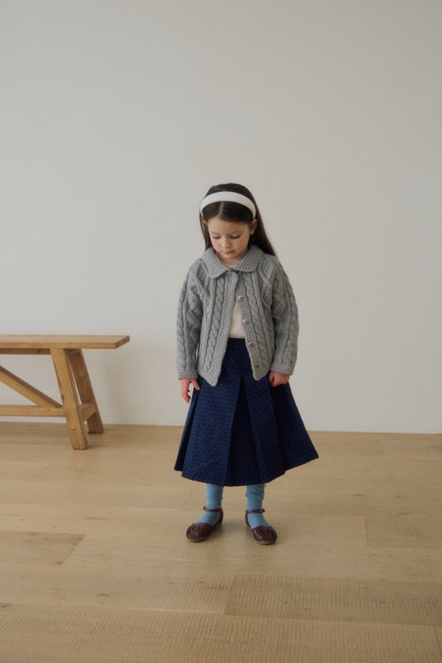Soye - Korean Children Fashion - #designkidswear - Charlotte Jacquard Skirt - 3