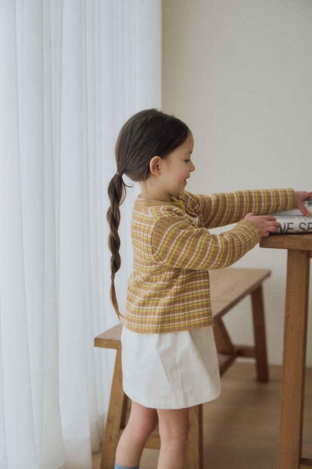 Soye - Korean Children Fashion - #designkidswear - Eddy Stripe Cardigan - 12