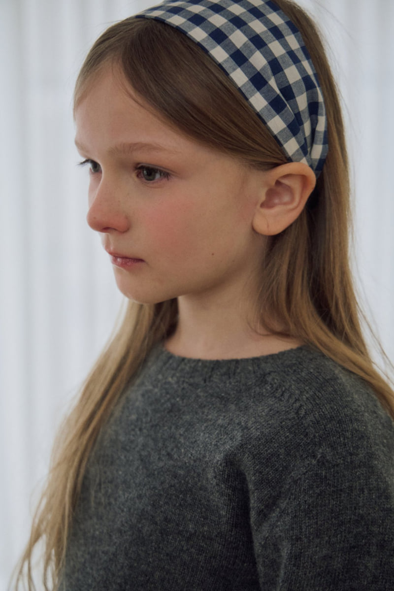 Soye - Korean Children Fashion - #designkidswear - Check Wide Headband - 8