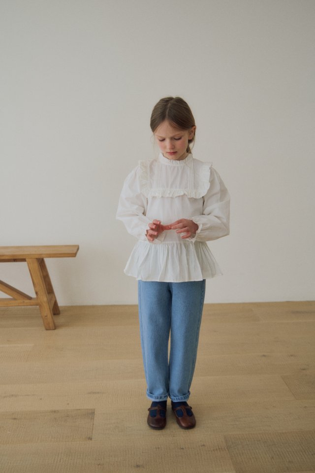Soye - Korean Children Fashion - #discoveringself - Roll-Up Denim Pants - 7