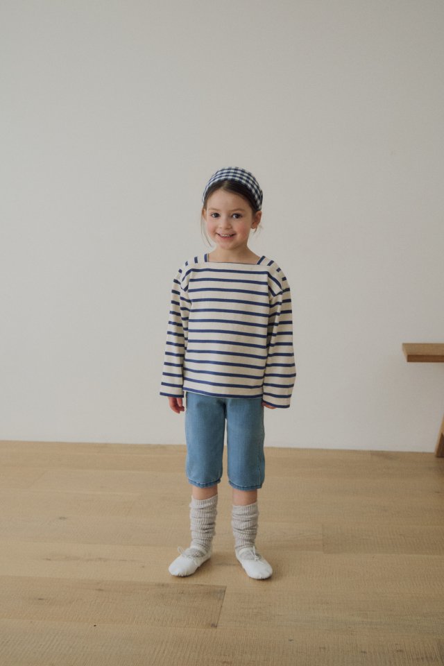 Soye - Korean Children Fashion - #discoveringself - Capri Denim Pants - 3