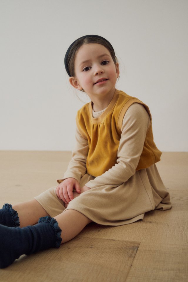 Soye - Korean Children Fashion - #discoveringself - Cream One-piece - 11