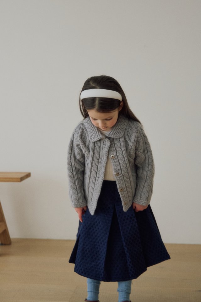 Soye - Korean Children Fashion - #designkidswear - Charlotte Jacquard Skirt - 4