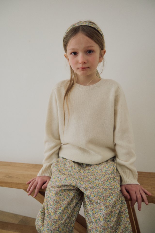 Soye - Korean Children Fashion - #discoveringself - Wholegarment Cashmere Round Knit - 11
