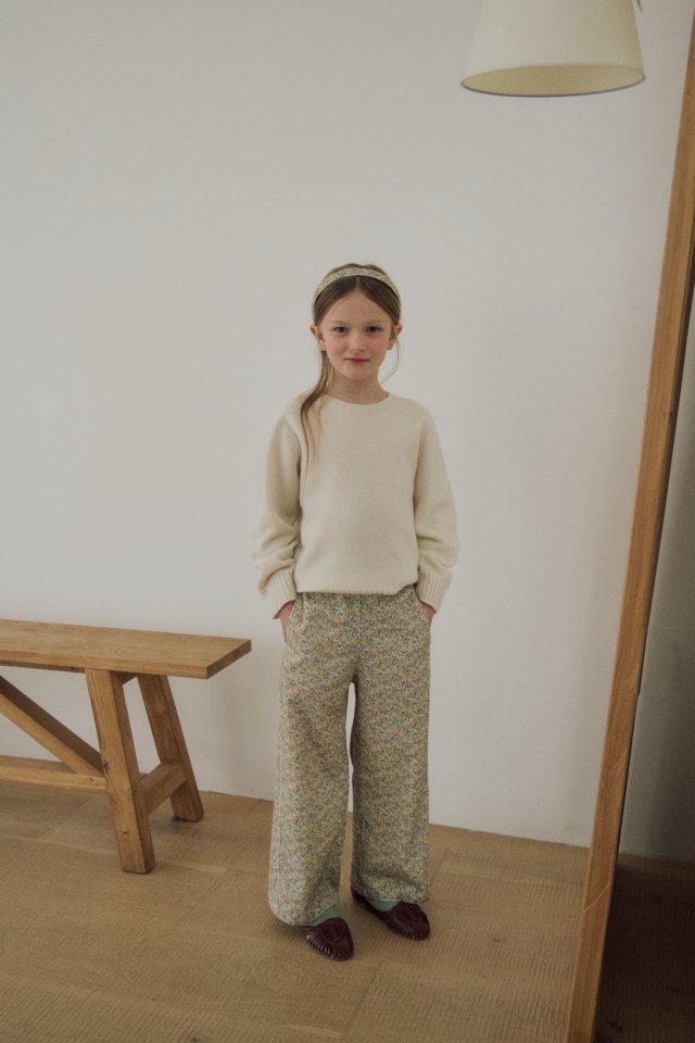 Soye - Korean Children Fashion - #fashionkids - Koi Flower Pants - 3