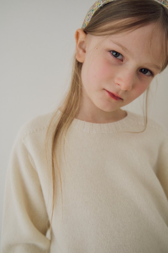 Soye - Korean Children Fashion - #fashionkids - Wholegarment Cashmere Round Knit - 12
