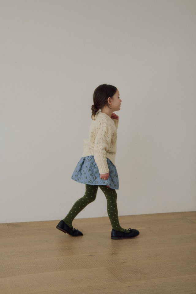 Soye - Korean Children Fashion - #kidsshorts - Bird Quilted Skirt - 7