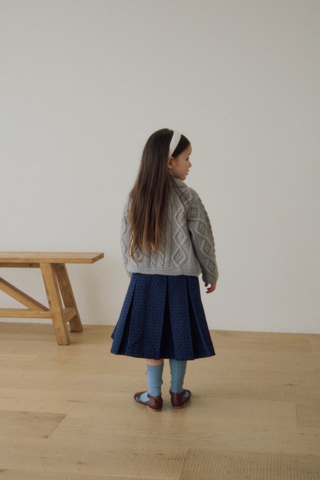 Soye - Korean Children Fashion - #kidsshorts - Charlotte Jacquard Skirt - 6