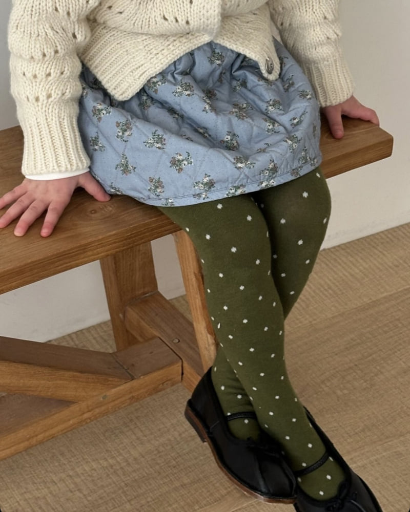 Soye - Korean Children Fashion - #kidsshorts - Dot Tights - 8