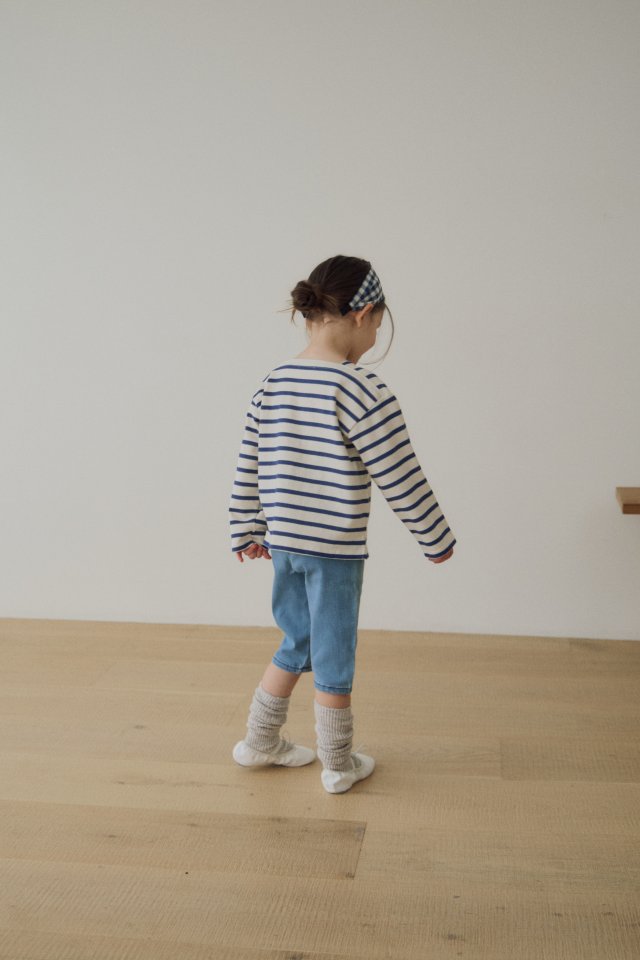 Soye - Korean Children Fashion - #kidsstore - Capri Denim Pants - 6