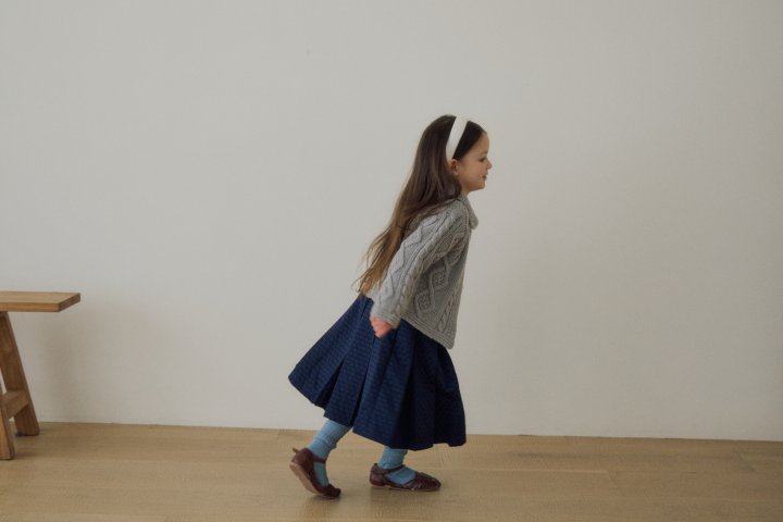 Soye - Korean Children Fashion - #kidsstore - Charlotte Jacquard Skirt - 7