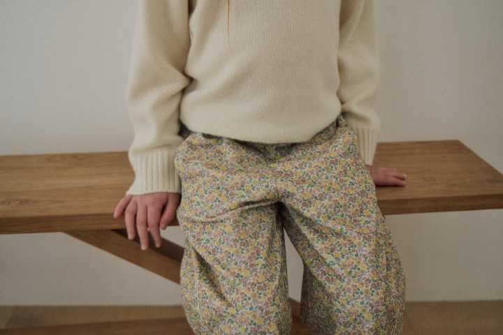 Soye - Korean Children Fashion - #kidzfashiontrend - Koi Flower Pants - 6