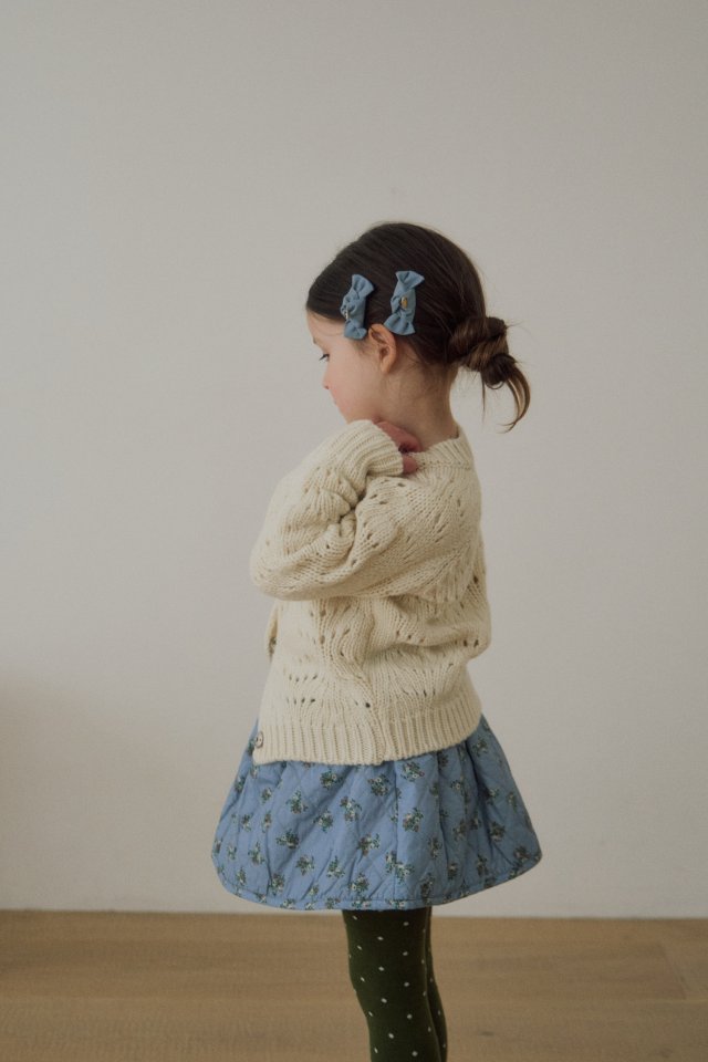 Soye - Korean Children Fashion - #kidzfashiontrend - Bird Quilted Skirt - 9