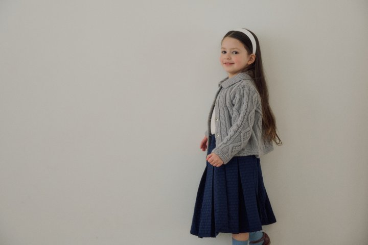 Soye - Korean Children Fashion - #kidzfashiontrend - Charlotte Jacquard Skirt - 8