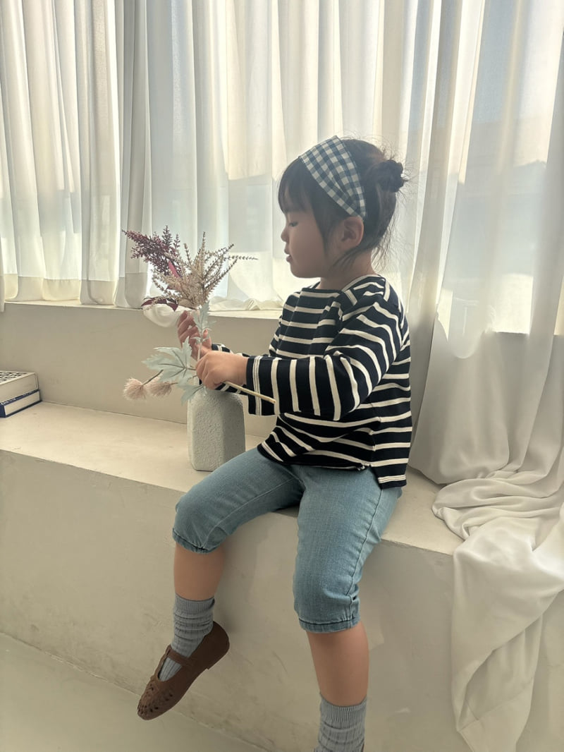 Soye - Korean Children Fashion - #littlefashionista - Washed Stripe Tee - 3