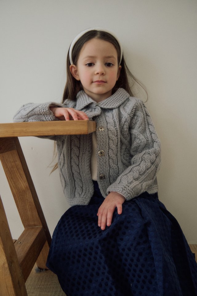 Soye - Korean Children Fashion - #littlefashionista - Charlotte Jacquard Skirt - 10