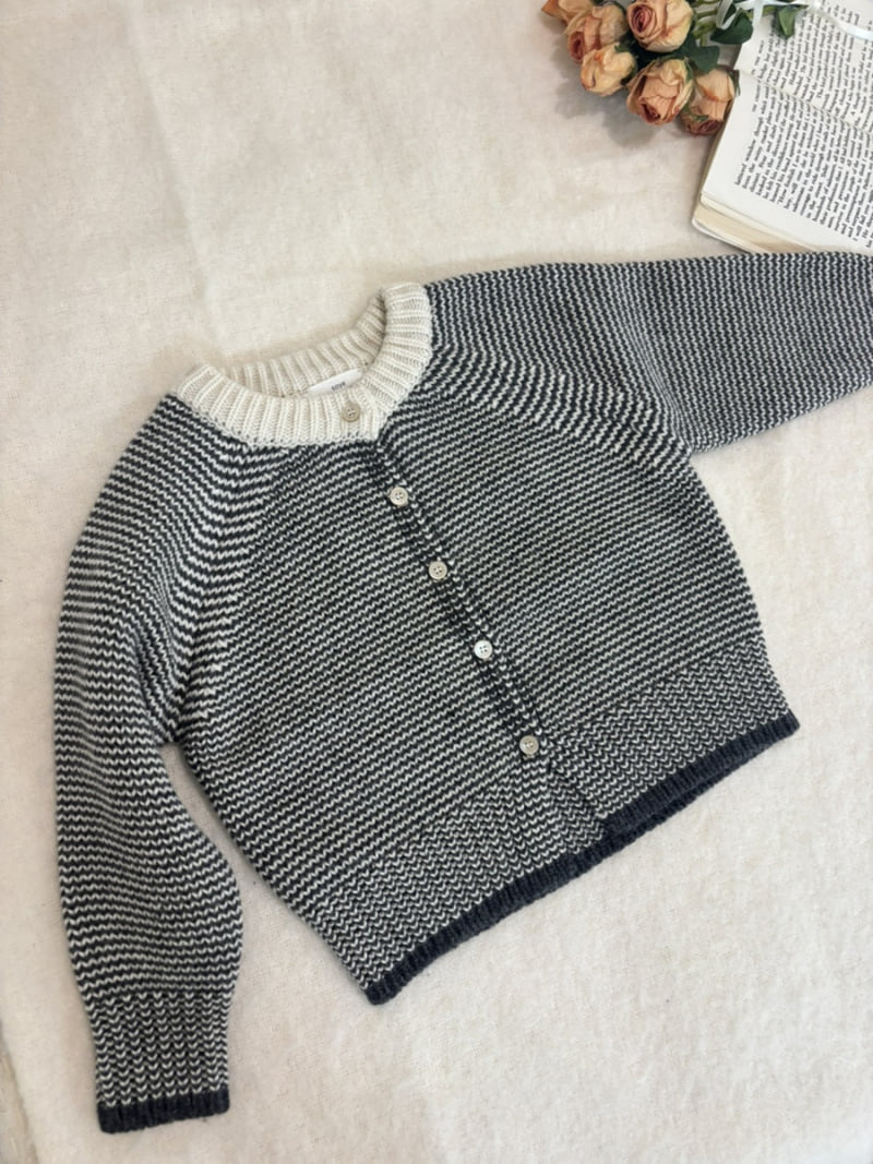 Soye - Korean Children Fashion - #littlefashionista - Classic Stripe Cardigan - 2