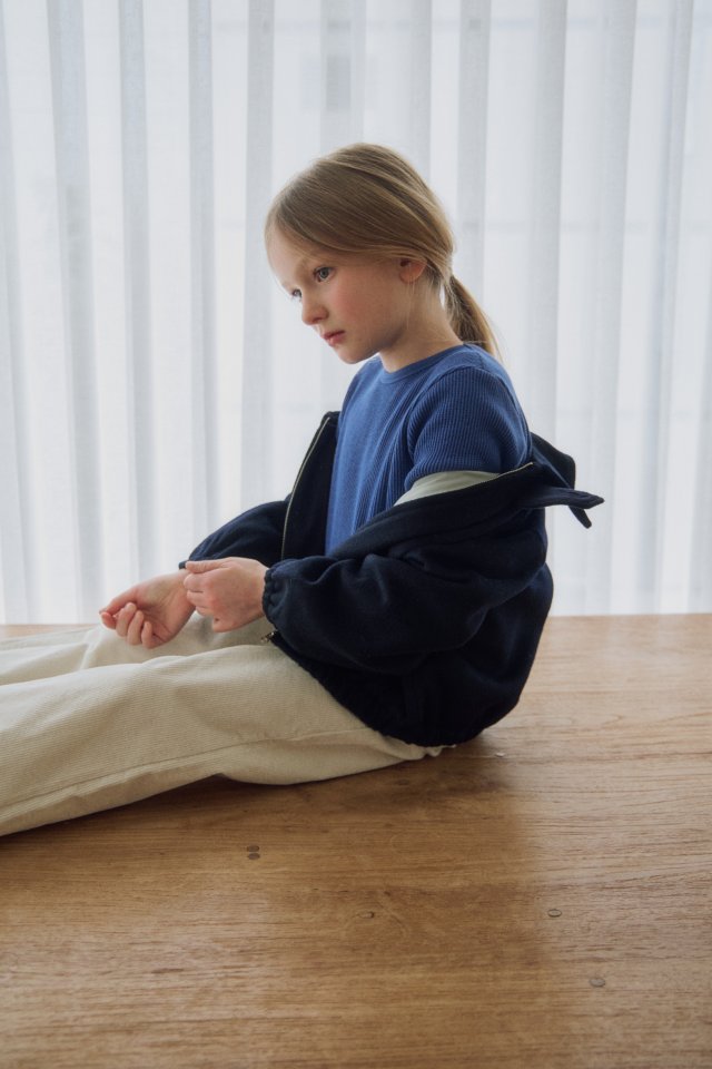 Soye - Korean Children Fashion - #magicofchildhood - Cozy Waffle Tee - 4