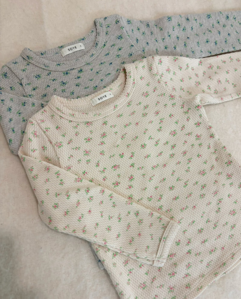 Soye - Korean Children Fashion - #minifashionista - Flower Comb Tee - 2