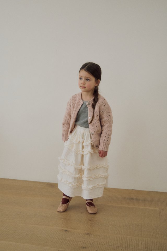 Soye - Korean Children Fashion - #prettylittlegirls - Cozy Waffle Tee - 5