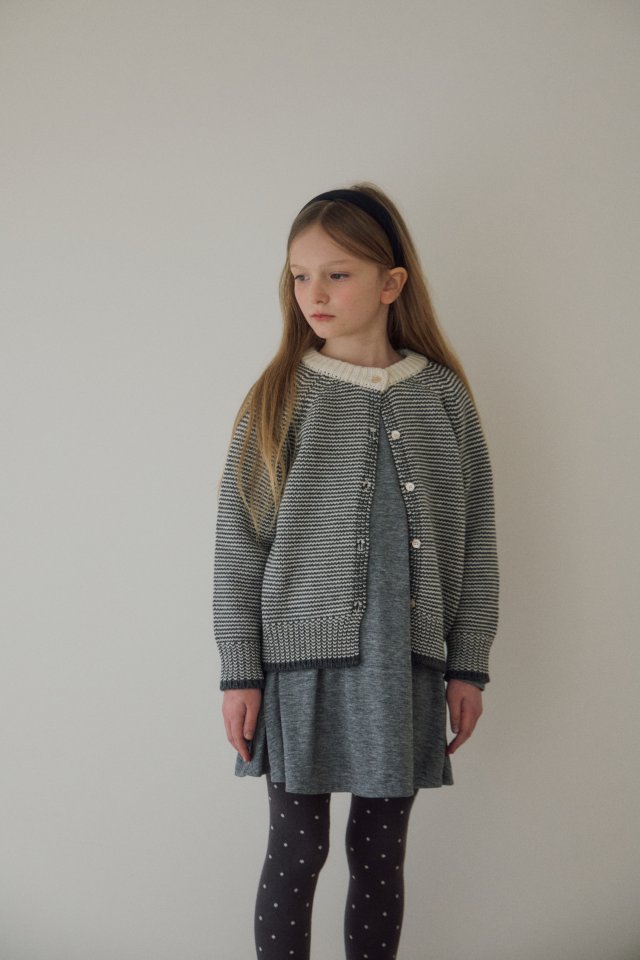Soye - Korean Children Fashion - #prettylittlegirls - Classic Stripe Cardigan - 5