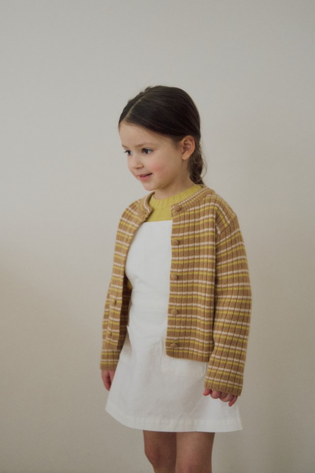 Soye - Korean Children Fashion - #stylishchildhood - Eddy Stripe Cardigan - 9