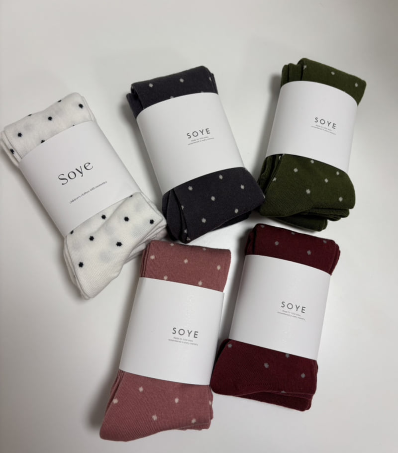 Soye - Korean Children Fashion - #stylishchildhood - Dot Tights - 2