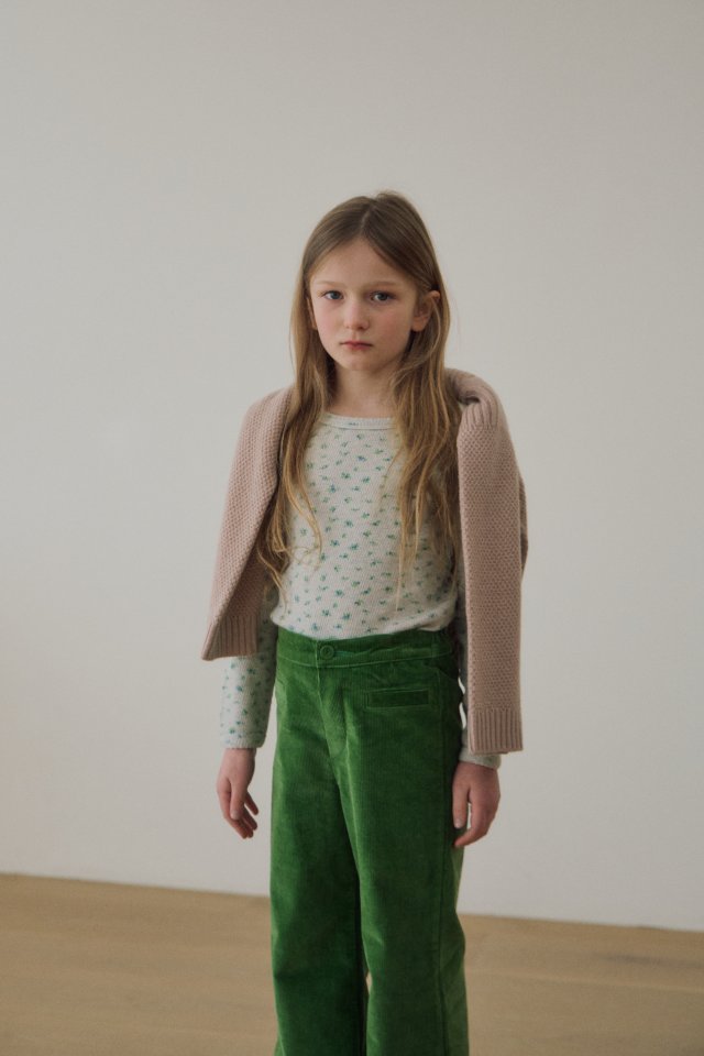 Soye - Korean Children Fashion - #toddlerclothing - Flower Comb Tee - 5