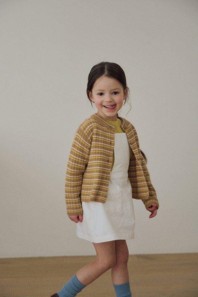Soye - Korean Children Fashion - #toddlerclothing - Eddy Stripe Cardigan - 8