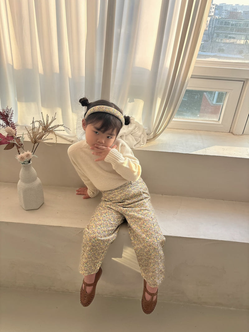 Soye - Korean Children Fashion - #toddlerclothing - Wholegarment Cashmere Round Knit - 6