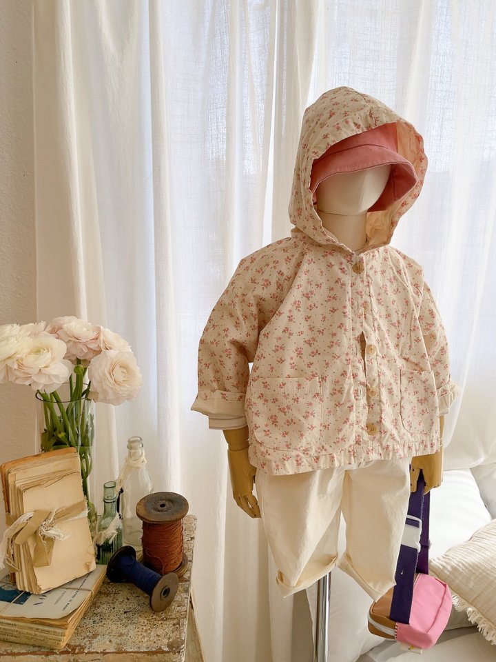 Studio M - Korean Children Fashion - #Kfashion4kids - Windy Floral Print Jumper - 3