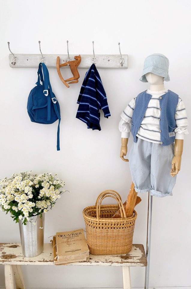 Studio M - Korean Children Fashion - #Kfashion4kids - Ray Short Sleeve Stripe Tee - 2
