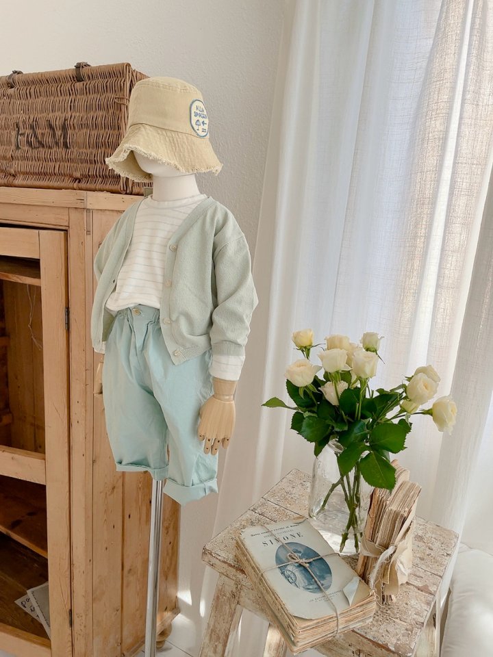 Studio M - Korean Children Fashion - #childofig - One-Button Cotton Span Pants - 7