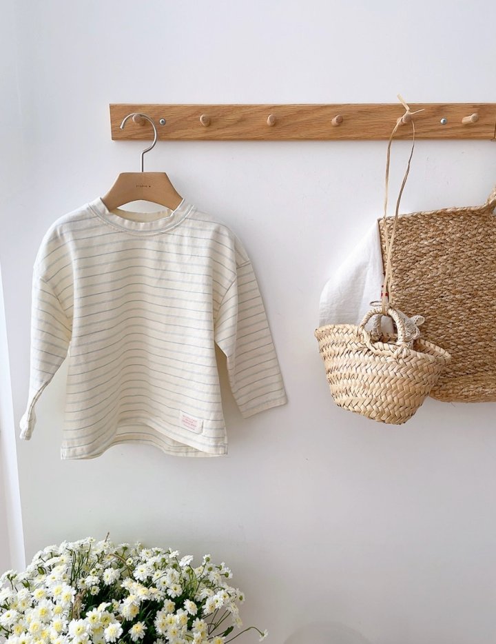 Studio M - Korean Children Fashion - #childofig - Mare Stripe Tee - 3