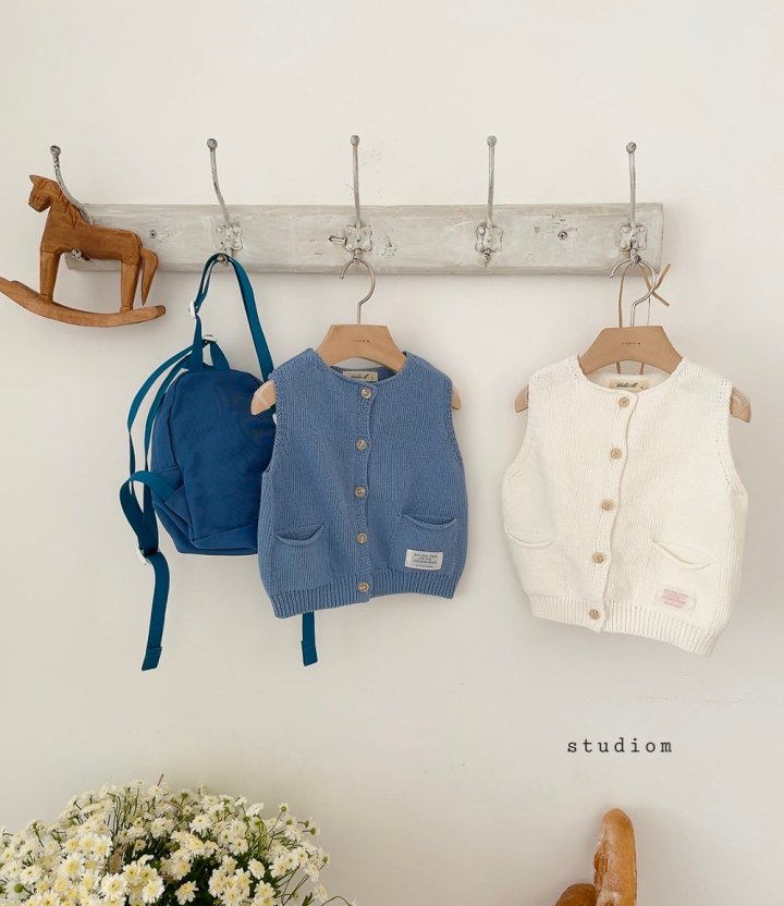 Studio M - Korean Children Fashion - #childofig - Nell Open Vest