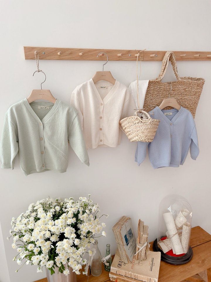 Studio M - Korean Children Fashion - #childofig - Jamie V-Neck Cardigan - 8