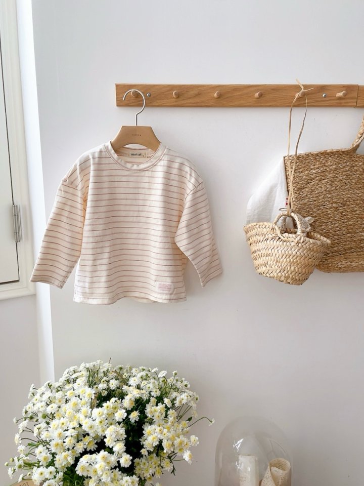 Studio M - Korean Children Fashion - #childrensboutique - Mare Stripe Tee - 5