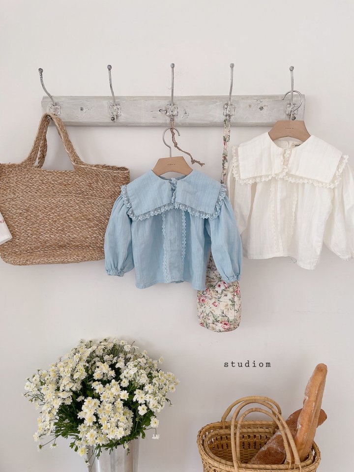 Studio M - Korean Children Fashion - #childrensboutique - Amy Lace Blouse