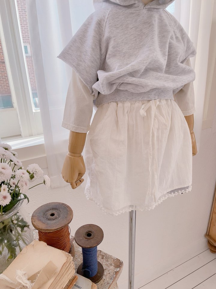 Studio M - Korean Children Fashion - #designkidswear - Amy Lace Skirt - 3