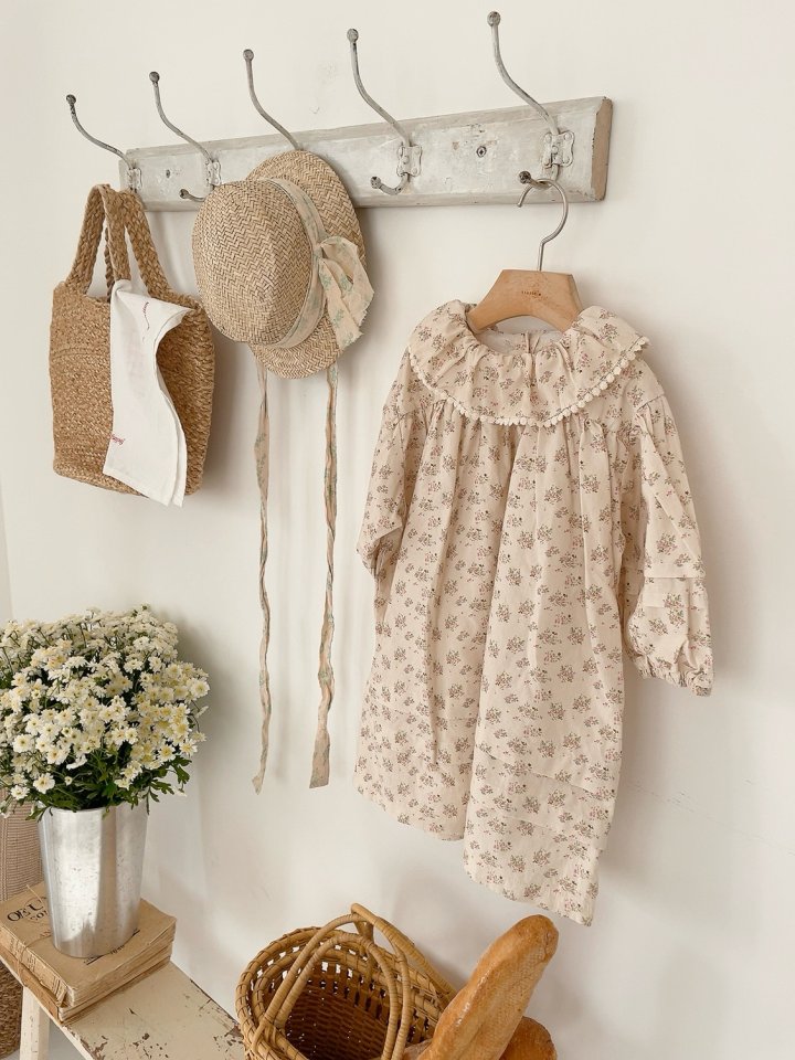 Studio M - Korean Children Fashion - #designkidswear - Kelly Frill Lace One-piece - 8