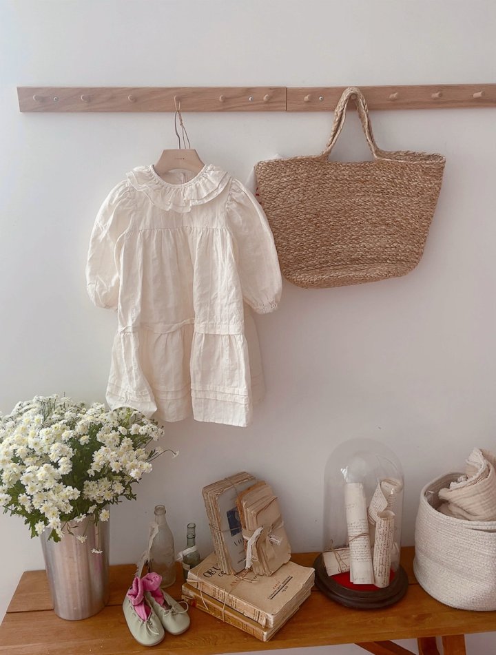 Studio M - Korean Children Fashion - #discoveringself - Chloe Double Frill One-piece - 2