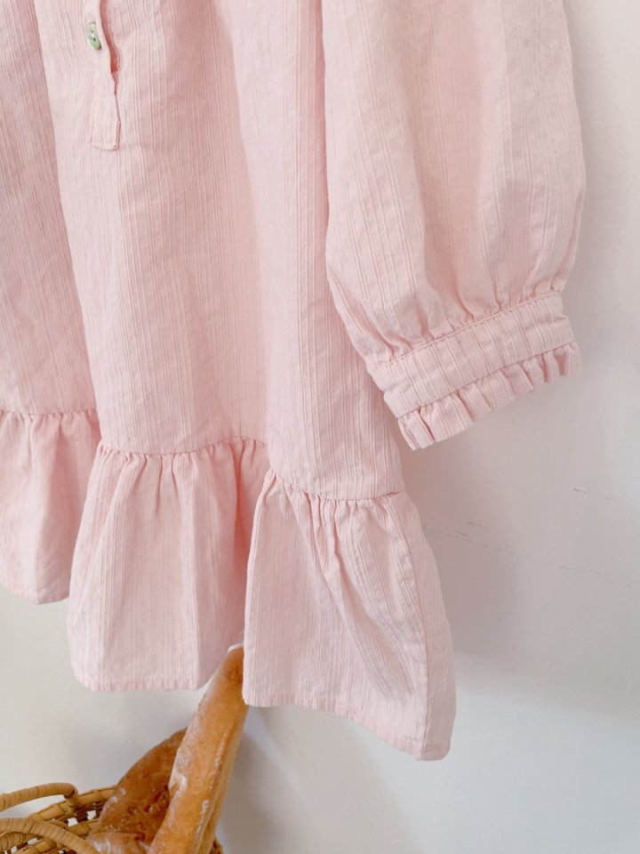 Studio M - Korean Children Fashion - #fashionkids - Rose Flat Frill One-piece - 11