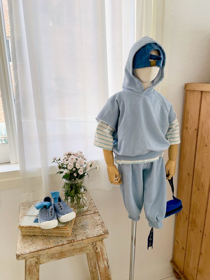 Studio M - Korean Children Fashion - #fashionkids - Alex Vest Hoodie - 2