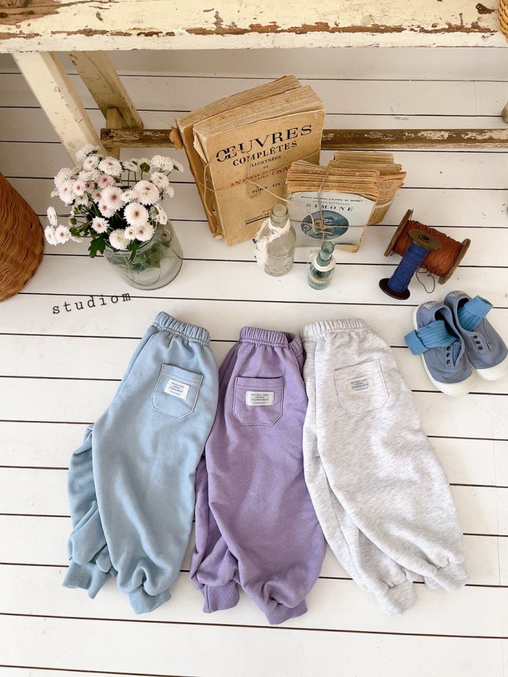 Studio M - Korean Children Fashion - #fashionkids - Alex Pigment Banding Pants